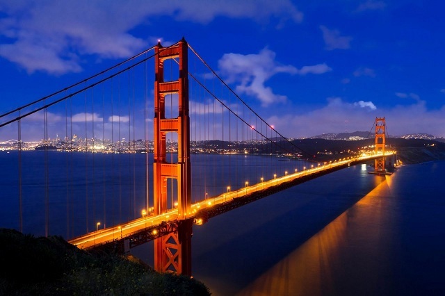 Golden Gate Bridge- cây cầu nổi tiếng ở San Francisco