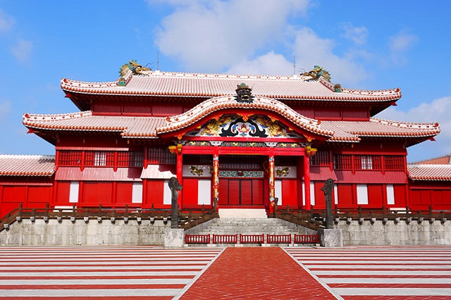 Shurijo Castle Park, một trong những di sản thế giới được UNESCO công nhận ở Okinawa