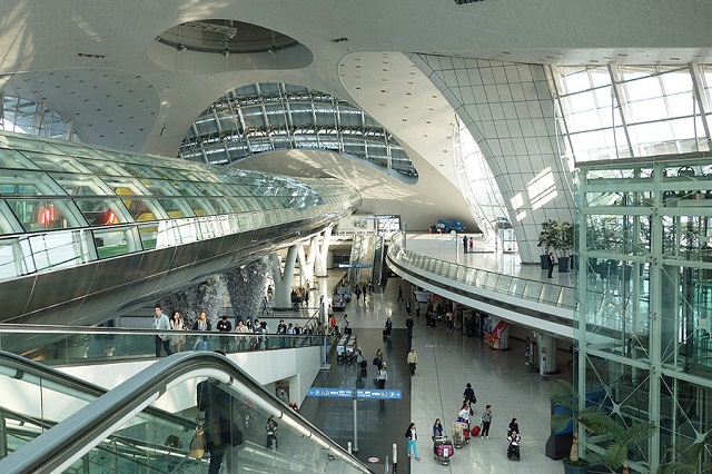 Bên trong sân bay quốc tế Incheon hiện đại